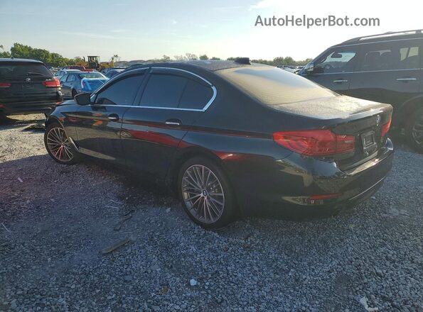 WBAJA5C55JG899627 2018 BMW 5 SERIES Black Trasero izquierdo