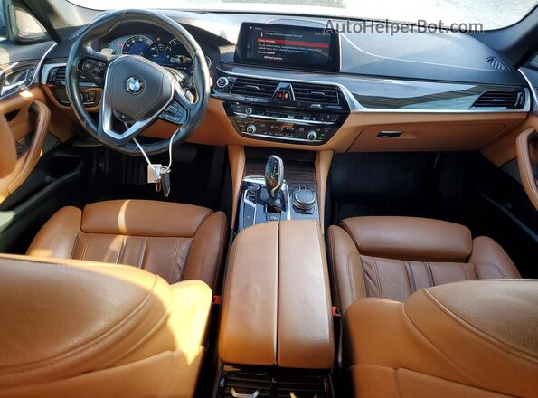 WBAJA5C55KWW23374 2019 BMW 5 SERIES Gray წინა პანელის ხედი