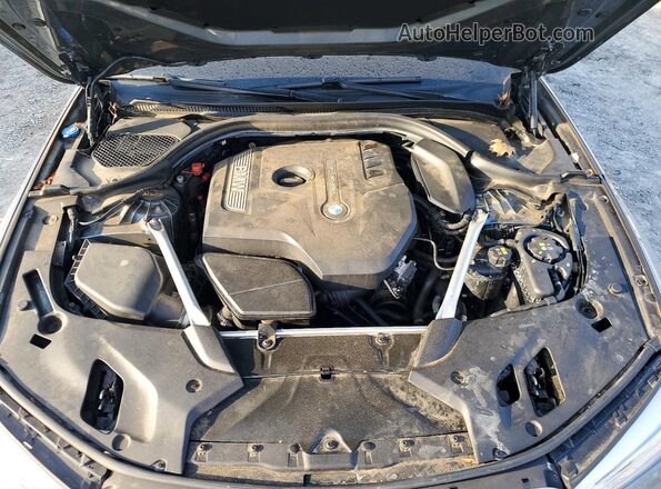 WBAJA5C55KWW23374 2019 BMW 5 SERIES Gray უკანა სალონის ხედი