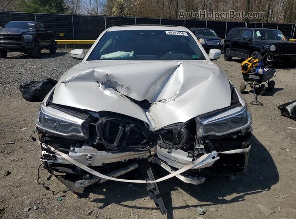 WBAJA5C56JG898342 2018 BMW 5 SERIES White Widok z przodu