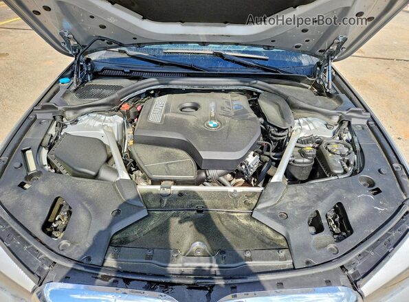 WBAJA5C56KBX86641 2019 BMW 5 SERIES Silver 