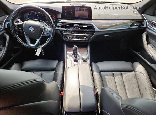 WBAJA5C56KBX86641 2019 BMW 5 SERIES Silver 