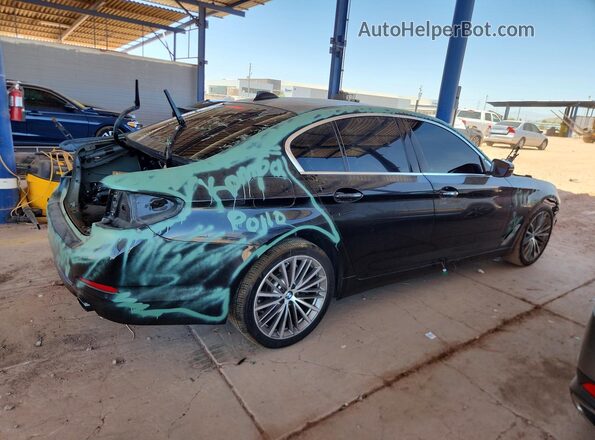 WBAJA5C58JWA35633 2018 BMW 5 SERIES Black Rear right