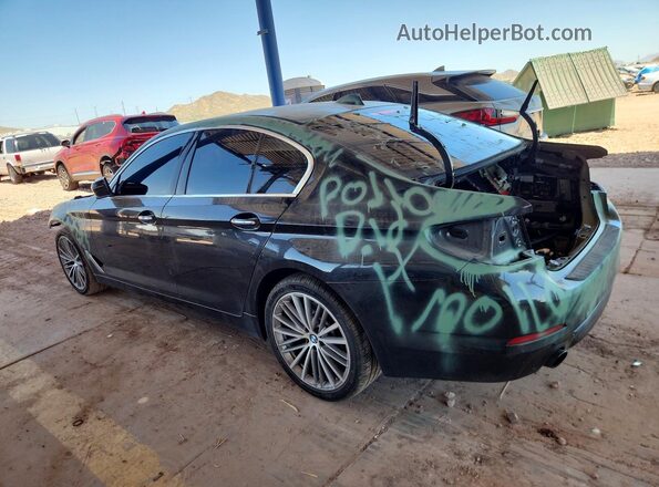 WBAJA5C58JWA35633 2018 BMW 5 SERIES Black Rear left