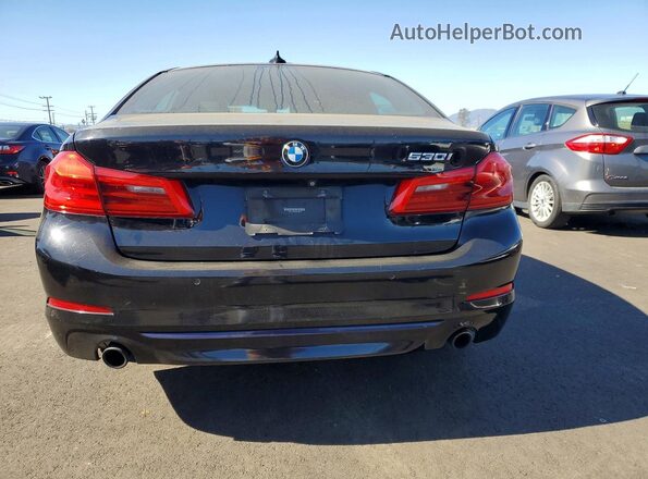 WBAJA5C58JWA38340 2018 BMW 5 SERIES Black 