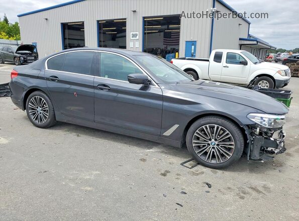 WBAJA5C58KBX46819 2019 BMW 5 SERIES Черный Передняя правая четверть