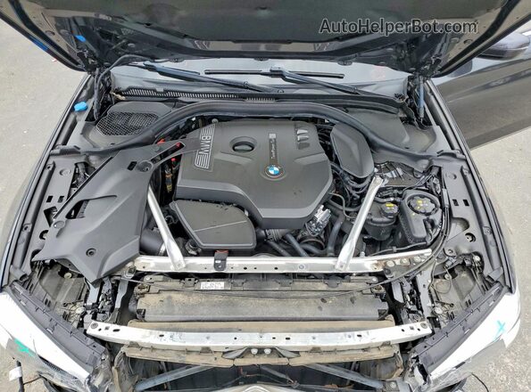 WBAJA5C58KBX46819 2019 BMW 5 SERIES Черный Вид задней части салона