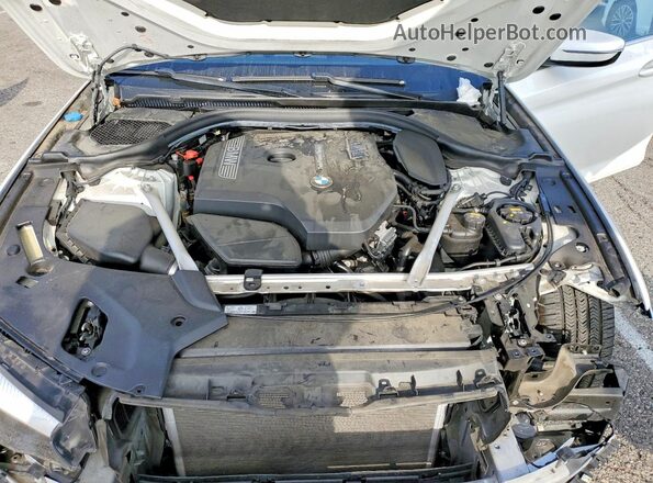 WBAJA5C58KWA57858 2019 BMW 5 SERIES White Vista interior trasera