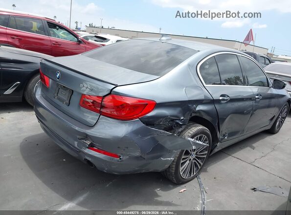 WBAJA5C59JWA57091 2018 BMW 5 SERIES Silver Tył prawy