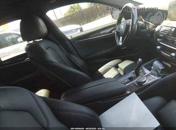 WBAJA5C59KBX87976 2019 BMW 5 SERIES Black წინა სალონის ხედი
