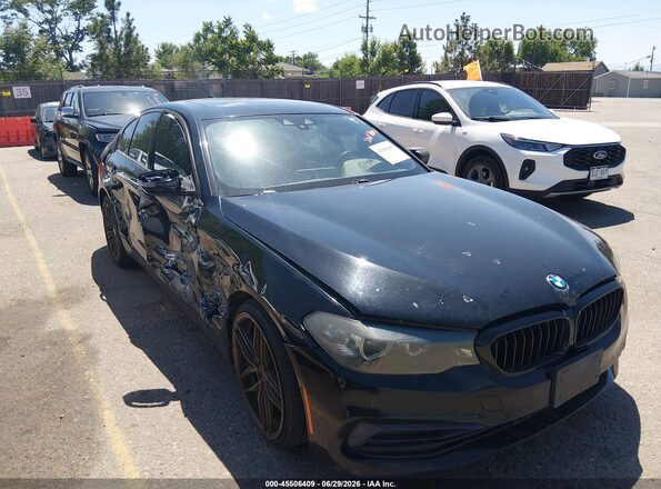 WBAJA5C59KBX87976 2019 BMW 5 SERIES Black უკანა სალონის ხედი