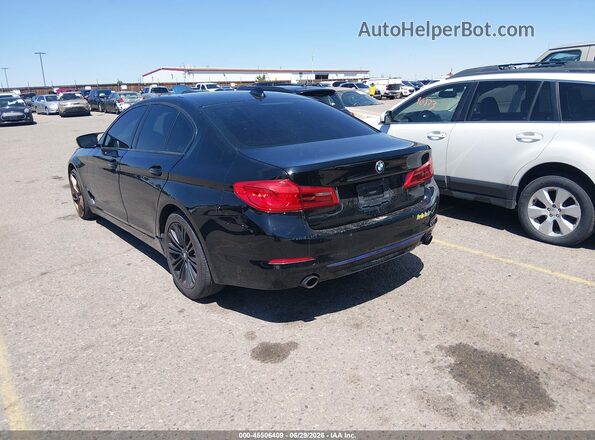 WBAJA5C59KBX87976 2019 BMW 5 SERIES Black სალონის 360-გრადუსიანი ხედი