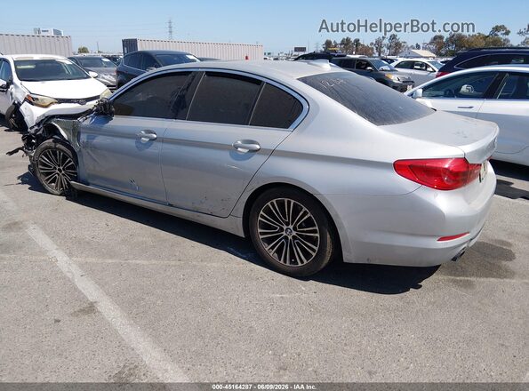 WBAJA5C59KWW11258 2019 BMW 5 SERIES Silver Задня ліва чверть