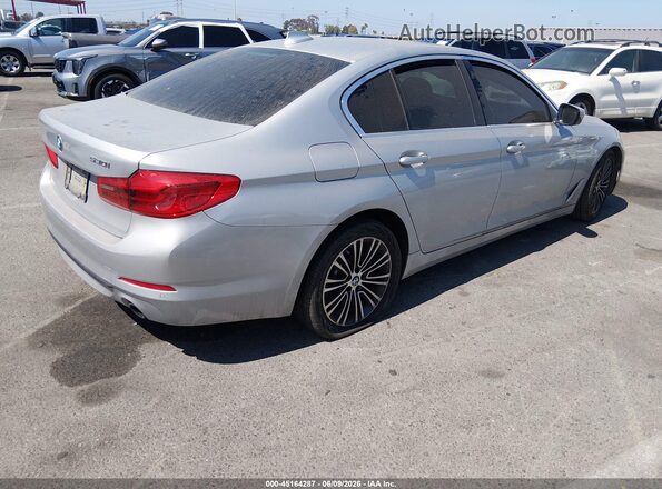 WBAJA5C59KWW11258 2019 BMW 5 SERIES Silver Задня права чверть