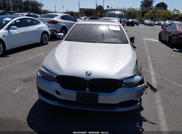WBAJA5C59KWW11258 2019 BMW 5 SERIES Silver Вид щитка приладів