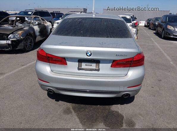 WBAJA5C59KWW11258 2019 BMW 5 SERIES Silver 