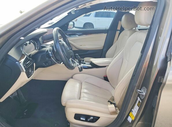 WBAJA5C5XKWW30420 2019 BMW 5 SERIES Gray Սալոնի դիմացի տեսք