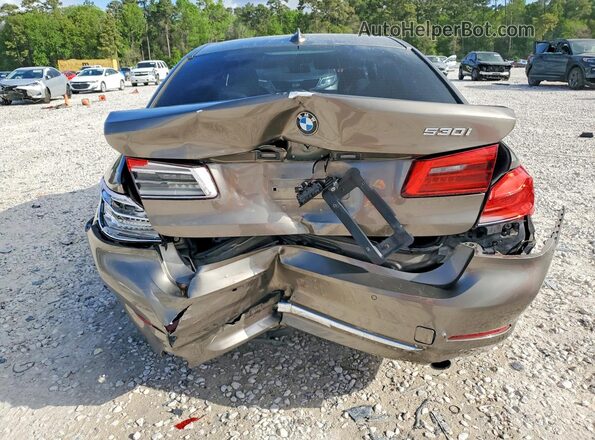 WBAJA5C5XKWW30420 2019 BMW 5 SERIES Gray Հետևի տեսք