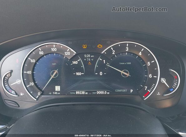 WBAJA7C50KG911213 2019 BMW 5 SERIES Gray Vista de los asientos traseros