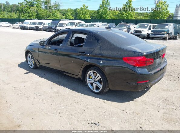 WBAJA7C50KWW07398 2019 BMW 5 SERIES Black Trasero izquierdo