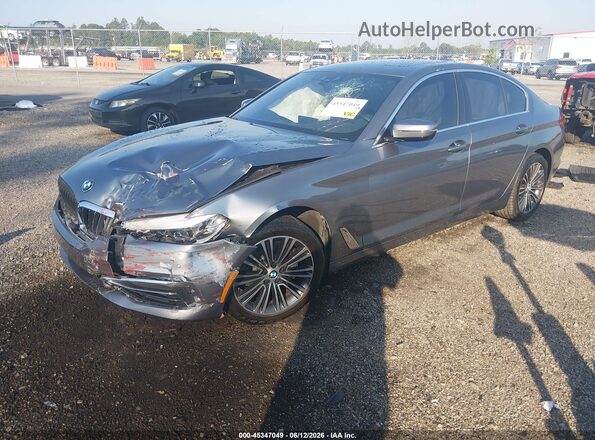 WBAJA7C53KG910380 2019 BMW 5 SERIES Silver Vista tres cuartos delantera izquierda