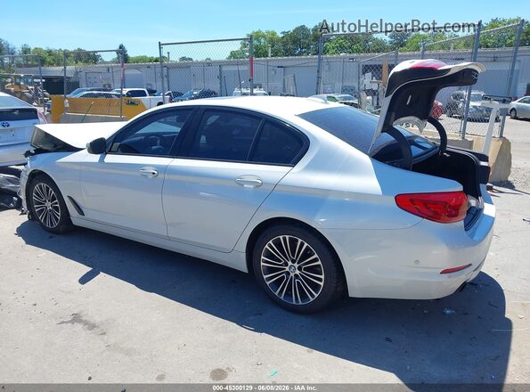 WBAJA7C55KG910929 2019 BMW 5 SERIES White Trasero izquierdo