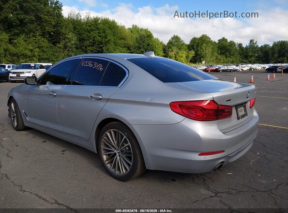WBAJA7C57JWC76756 2018 BMW 5 SERIES Silver Tył lewy