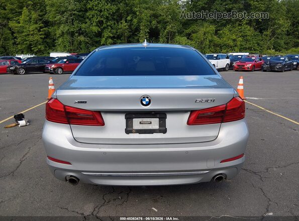 WBAJA7C57JWC76756 2018 BMW 5 SERIES Silver 