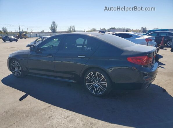 WBAJA7C5XJWC76184 2018 BMW 5 SERIES Black Հետևի ձախ