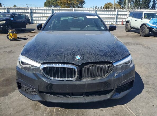 WBAJA7C5XJWC76184 2018 BMW 5 SERIES Black Դիմացի տեսք