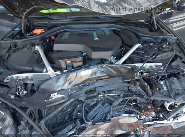 WBAJA9C06LCE26022 2020 BMW 5 SERIES Gray Вид ззаду