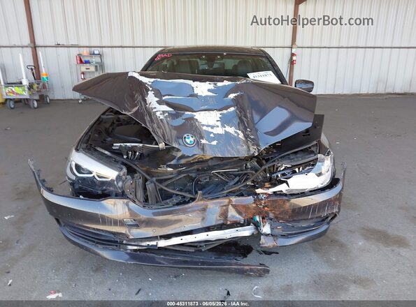 WBAJA9C06LCE26022 2020 BMW 5 SERIES Gray Вид панелі приладів