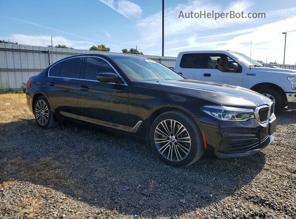 WBAJA9C07LCE13179 2020 BMW 5 SERIES Черный Передняя правая четверть