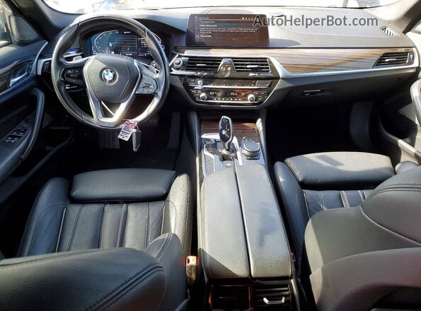 WBAJA9C07LCE13179 2020 BMW 5 SERIES Черный Вид панели приборов