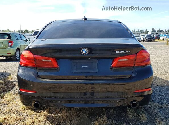 WBAJA9C07LCE13179 2020 BMW 5 SERIES Черный Вид сзади