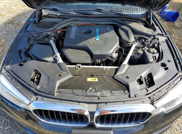WBAJA9C07LCE13179 2020 BMW 5 SERIES Черный Вид задней части салона