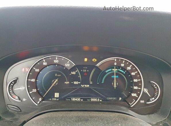 WBAJA9C50JB250998 2018 BMW 5 SERIES Black Սարքավորումների վահանակի տեսք