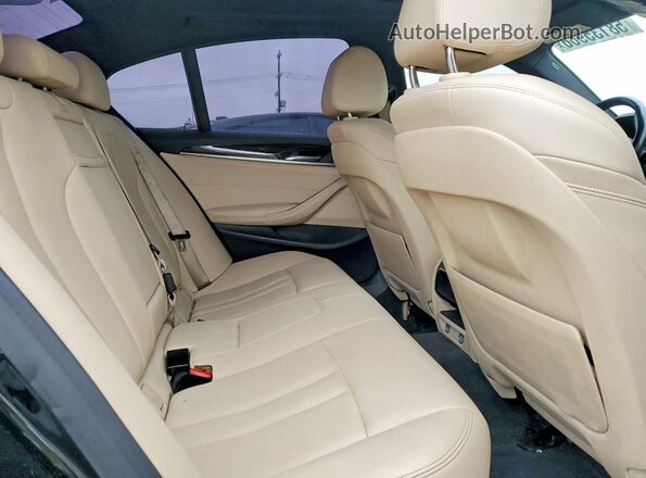 WBAJA9C50JB250998 2018 BMW 5 SERIES Black Հետևի նստատեղերի տեսք