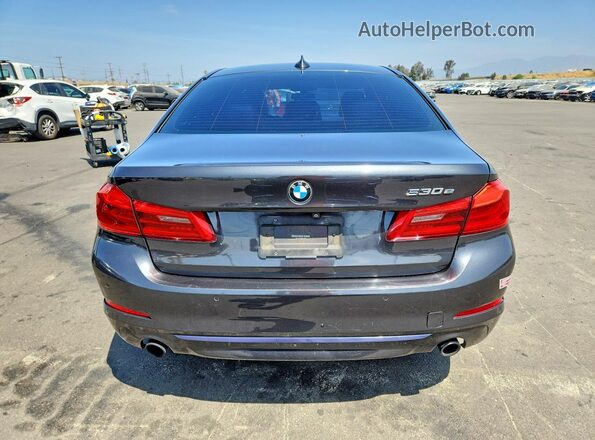 WBAJA9C52KB254309 2019 BMW 5 SERIES Black Widok z tyłu