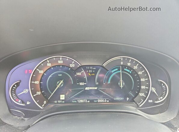 WBAJA9C53KB393641 2019 BMW 5 SERIES Silver Սարքավորումների վահանակի տեսք