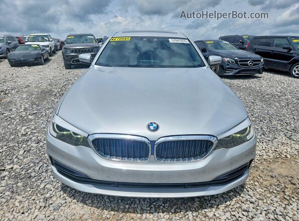 WBAJA9C53KB393641 2019 BMW 5 SERIES Silver Դիմացի տեսք