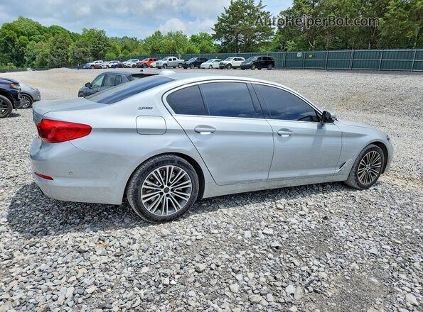 WBAJA9C53KB393641 2019 BMW 5 SERIES Silver Հետևի աջ