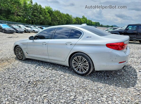 WBAJA9C53KB393641 2019 BMW 5 SERIES Silver Հետևի ձախ