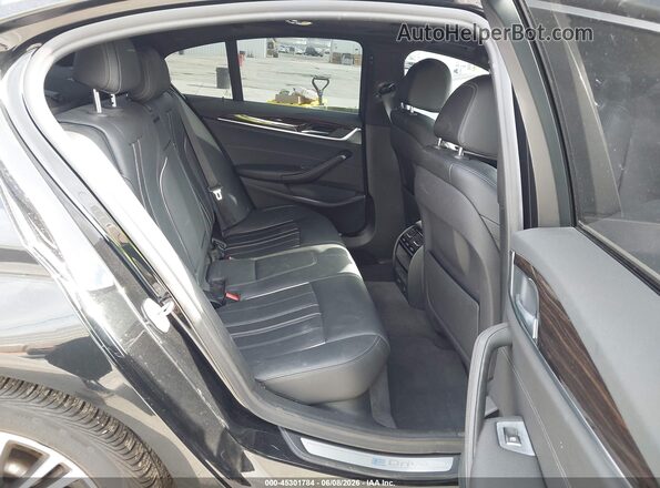 WBAJA9C54JB252821 2018 BMW 5 SERIES Black Vista de la etiqueta del VIN