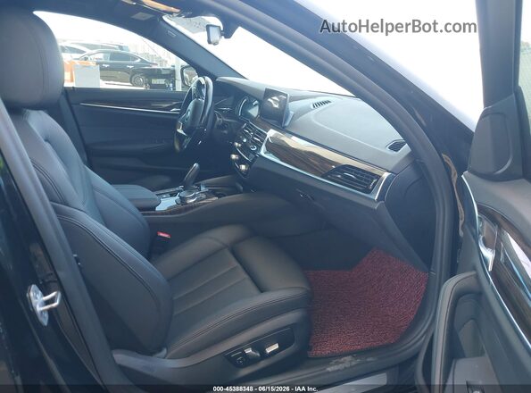 WBAJA9C55KB254868 2019 BMW 5 SERIES Черный Вид салона спереди