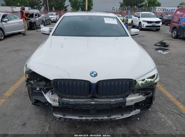 WBAJA9C55KB399781 2019 BMW 5 SERIES Белый Вид задней части салона