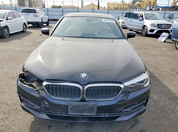 WBAJA9C56JB034377 2018 BMW 5 SERIES Black Widok z przodu