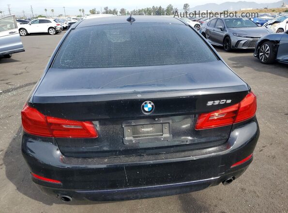 WBAJA9C56JB034377 2018 BMW 5 SERIES Black Widok z tyłu