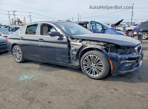 WBAJA9C56JB034377 2018 BMW 5 SERIES Black Przód prawy