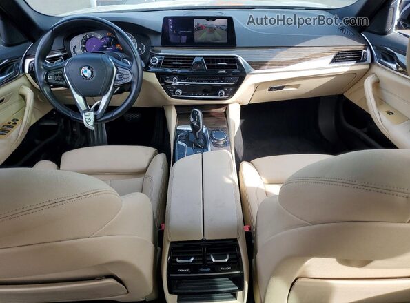 WBAJA9C56JB034377 2018 BMW 5 SERIES Black Widok deski rozdzielczej